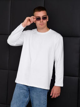 Лонгслив мужской белый