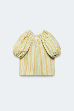 BLUSA RAYAS MANGA ABULLONADA LIMITED EDITION / Lima - Zara фото 6
