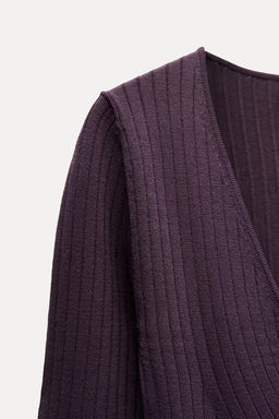 RIBBED KNIT DRESS - Zara фото 7