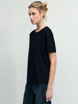 Базовая футболка из хлопка / Zarina фото 4