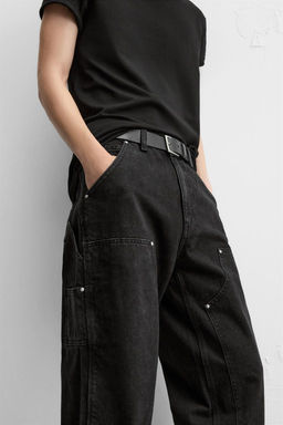 CARPENTER STRAIGHT-LEG JEANS - Zara фото 16