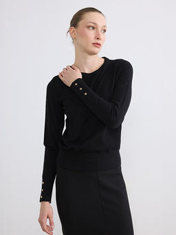 Bisiklet Yaka Kad?n Triko Kazak