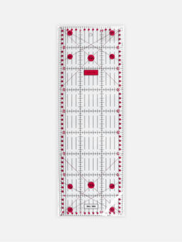 Линейка для квилтинга и пэчворка, 45×15 см, s=3 мм, розовая