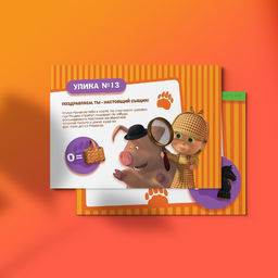 Квест по поиску подарка, игра Юные сыщики, Маша и Медведь фото 2