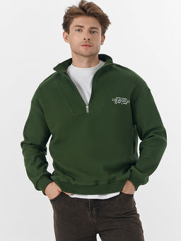 Толстовка мужская зеленая - Mark formelle фото 6