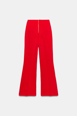 HIGH-WAIST TROUSERS WITH BACK ZIP - Zara фото 9