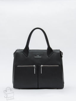 Сумка женская кожаная 2005Y black Polina&Eiterou  в Новосибирске