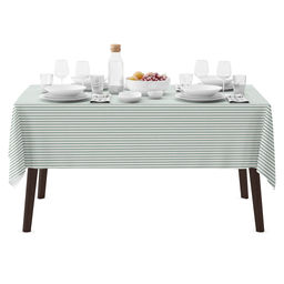 Скатерть 180х145см Виши полоса, длина стола до 140см, на 6 персон, рогожка, хлопок Премиум 186г/м2, упаковка классическая 28х41см, Домашняя мода (Россия)  фото 3