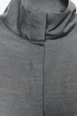 FLOWING HIGH NECK SHIRT - Zara фото 8