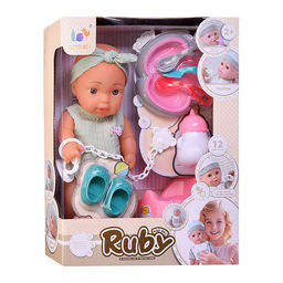 Пупс  "Варенька" с аксессуарами, в коробке