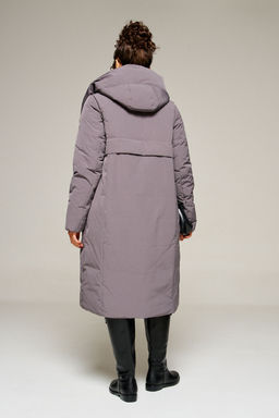 Пальто Beautiful Free 8023 дымчато-лиловый
