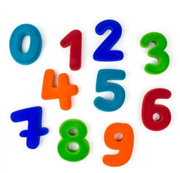 Rubbabu. 20104 Магнитный цифровой набор из каучука (10 см.)