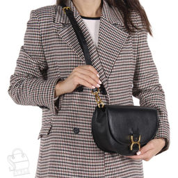 Сумка женская кожаная 1998Y black Polina&Eiterou фото 2