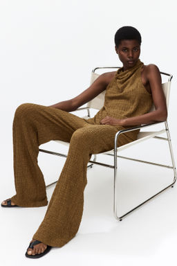 Pantal?n amplio con efecto arrugado - H&m фото 5