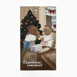 Полотенце Этель Вears, 4073 см, 100% хлопок, саржа 190 г/м фото 7