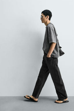 JEANS RELAXED BARREL FIT / Carb?n - Zara фото 10
