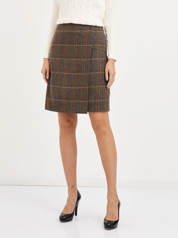 юбка в клетку на запах - Glenfield фото 2