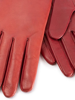 Перчатки женские ш/п F-IS1392 burgundy - Eleganzza фото 7