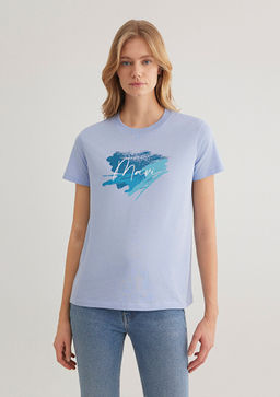 Mavi Bask?l? Mavi Tisort  фото 3