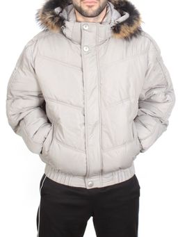 10130 GRAY Куртка мужская зимняя (200 гр. холлофайбер) CUDRSAR