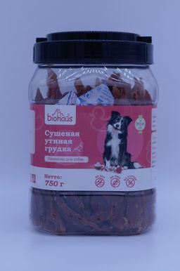 BIOHAUS Утиная грудка туба 750 г, SBHS002