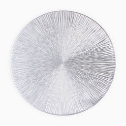 Салфетка сервировочная «Доляна», серебро, d=38 см