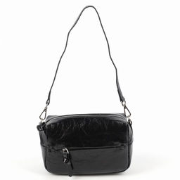 Женская кожаная сумка бочонок через плечо 0051-1 - Cidirro фото 2