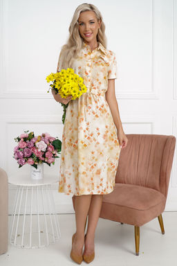 Платье Open Style 6879 желтый