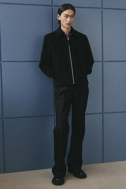 Chaqueta camisera en mezcla de lana Regular Fit - H&m фото 3