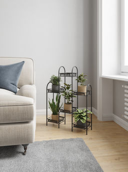 Подставка для цветов Лира 36 Черная ПДЦЛИ36 Ч - Зми фото 2