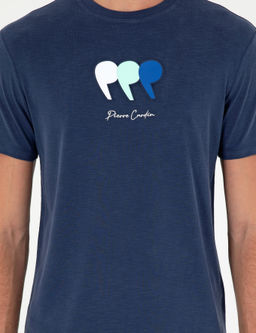 Lacivert Slim Fit Ti__rt - Pierre cardin фото 6