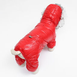 Комбинезон Глянец, размер S (ДС 24, ОГ 34, ОШ 24 см, до 5 кг), красный - Simaland фото 5