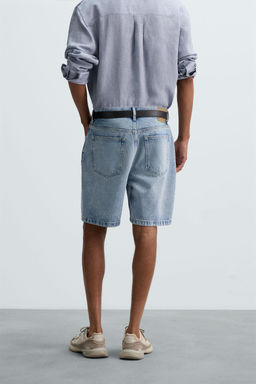 REGULAR FIT DENIM BERMUDA SHORTS - Zara фото 21