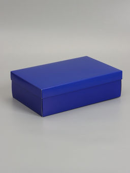Цена за 5 шт. Коробка складная «Синяя», 30 х 20 х 9 см