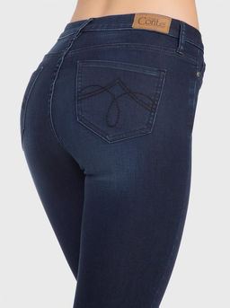 Джинсы жен. CON-82 / в-л 18 - темно-синий/Cute - Conte elegant фото 3