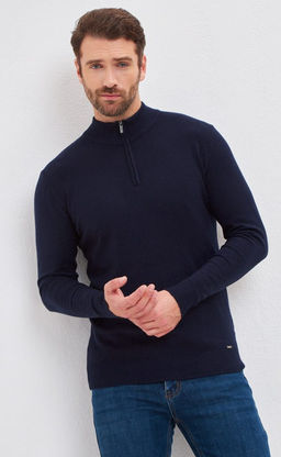 Джемпер F121-01-889 navy - Fine joyce фото 8