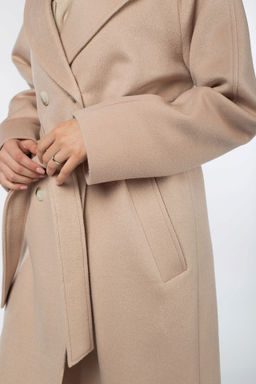 01-11275 Пальто женское демисезонное (пояс)