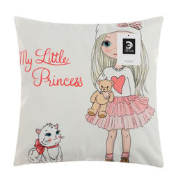 Наволочка декоративная Этель Девичьи историиПринцесса 40х40 см, велюр  фото 10