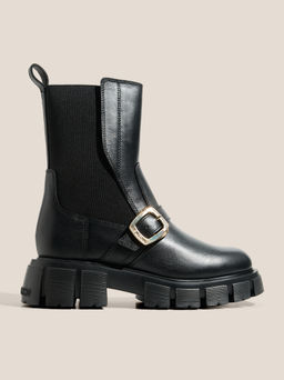 Женские челси LOVE MOSCHINO WINTER TASSEL Артикул 4562368, черный