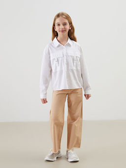 Basic Uzun Kollu K?z ?ocuk G?mlek