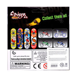 Фингерборд металлический Золотой трюк, 2 комплекта колёс, ключ, цвет МИКС - Simaland фото 10