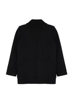 Siyah Cep Detayl? Yumusak Dokulu Regular K?sa Kaban TWOAW25KB00007