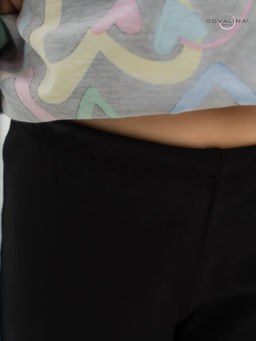 Костюм Мун яркие сердца-черный - Sovalina фото 31