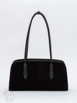 Сумка женская кожаная 8008-1SMS black Velina Fabbiano-Safenta