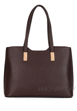 Сумка Модель №1297 | кожзам | гладкий | коричневый | Р908-2 | 29972