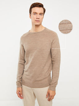 Bisiklet Yaka Erkek Triko Kazak