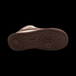 Кроссовки высокие из натуральной кожи MS-S294 коричневые