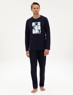 Lacivert Pijama Tak_m_ - Pierre cardin фото 4