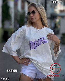 Женская футболка оверсайз - Bruno фото 6