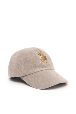 Мужская шляпа бежевого меланжа Неожиданная скидка в корзине